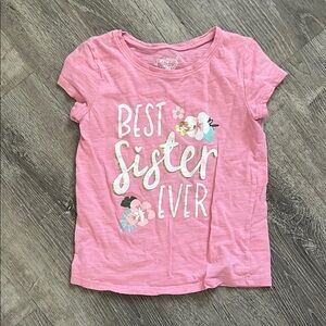Jumping Beans Pink Short Sleeve Tee Best Sister Ever